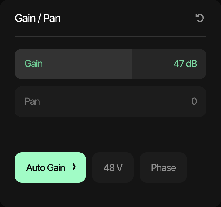 Gain Setup