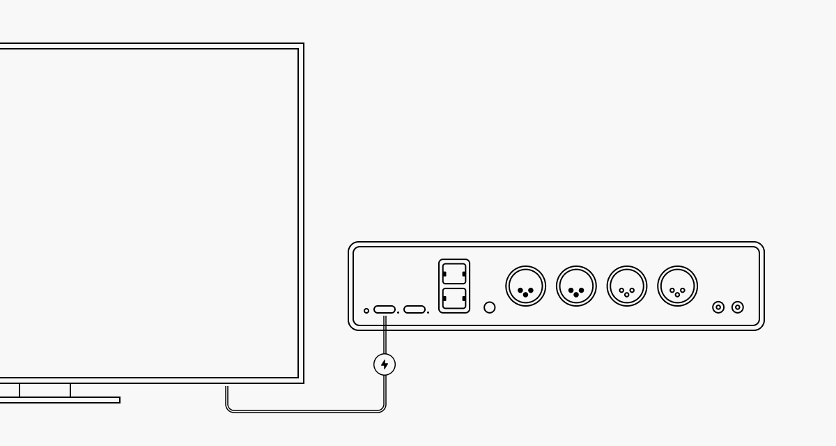 RM1 Connected to Computer